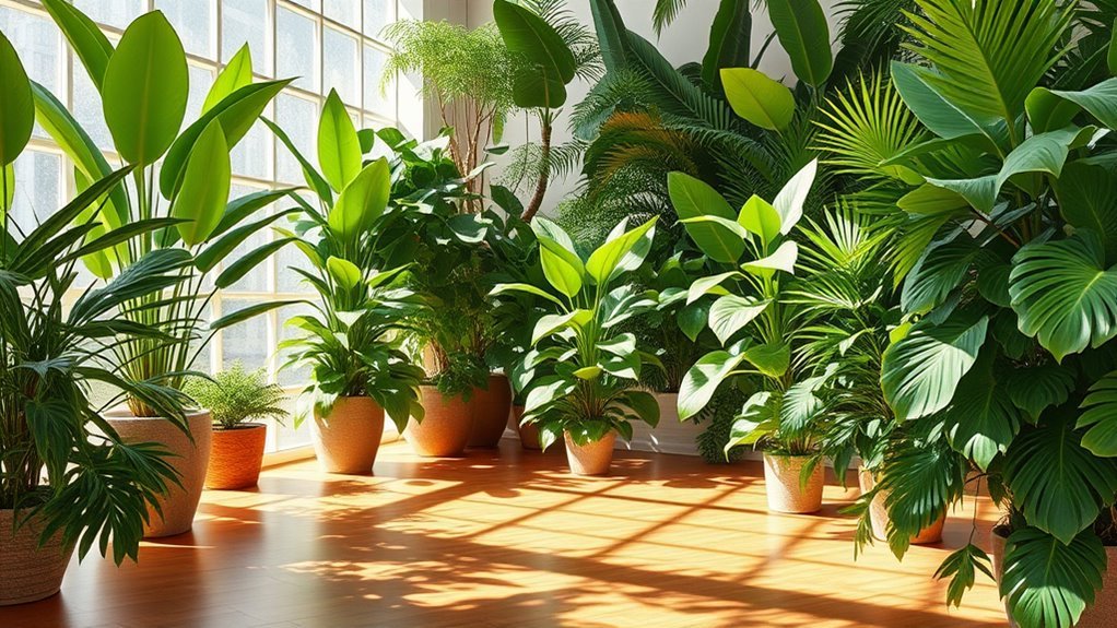 indoor plants boost well being