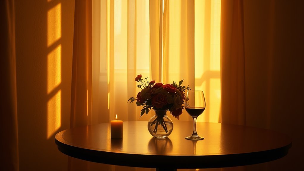 lighting enhances relationship atmosphere