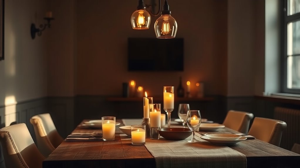 soft lighting fosters closeness