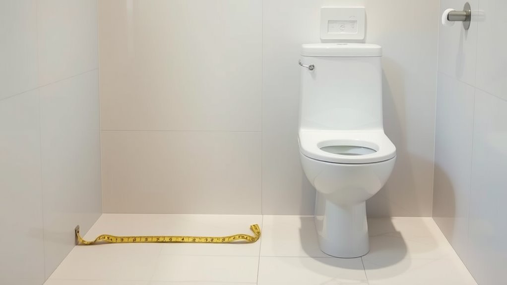 toilet placement in flats