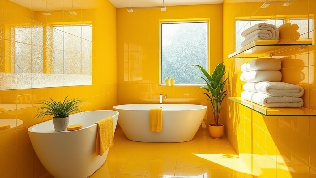 vibrant uplifting yellow hues