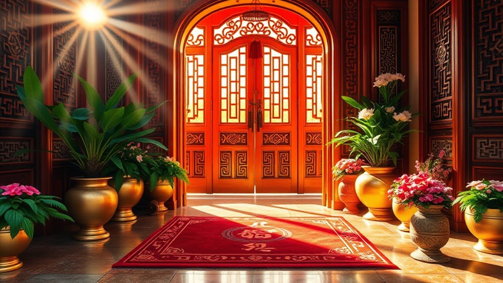 wealth attracting entrance design