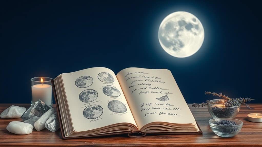 lunar reflection through journaling